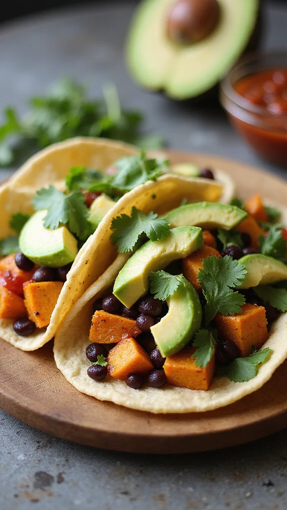 27 Must-Try Side Dishes to Complete Any Meal - 3. Sweet Potato and Black Bean Tacos