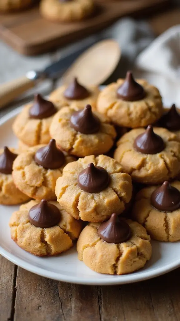 Home 5 ingredient delicious desserts you can bake at home 2. peanut butter blossoms
