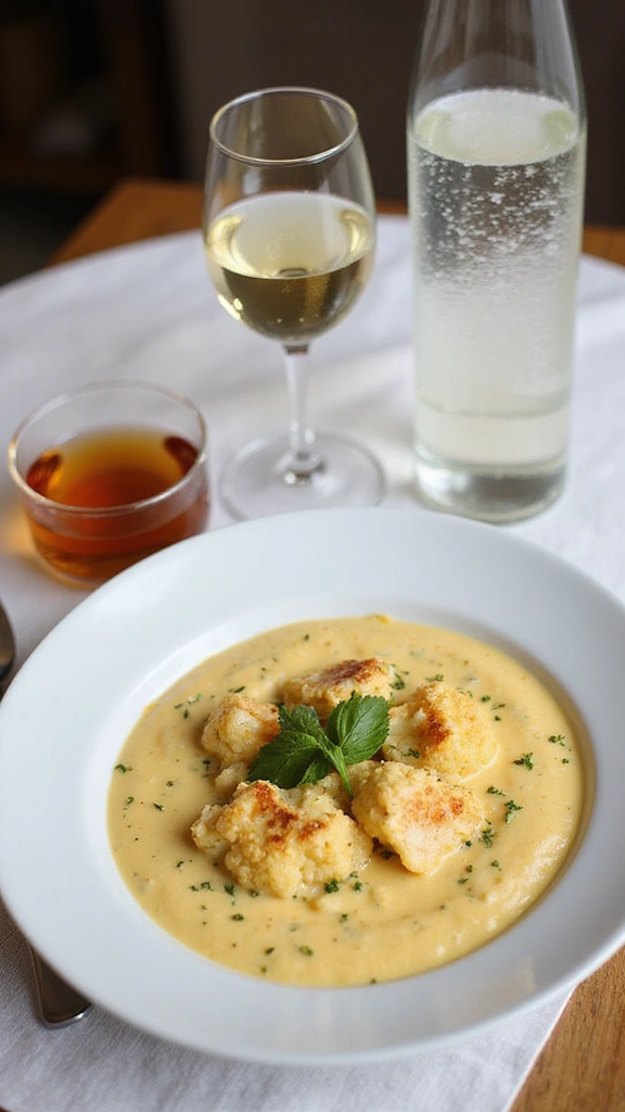 Creamy Cauliflower Cheese Soup: The Cozy Recipe You’ll Make All Winter Creamy Cauliflower Cheese Soup: The Cozy Recipe You’ll Make All Winter - Beverage Pairings