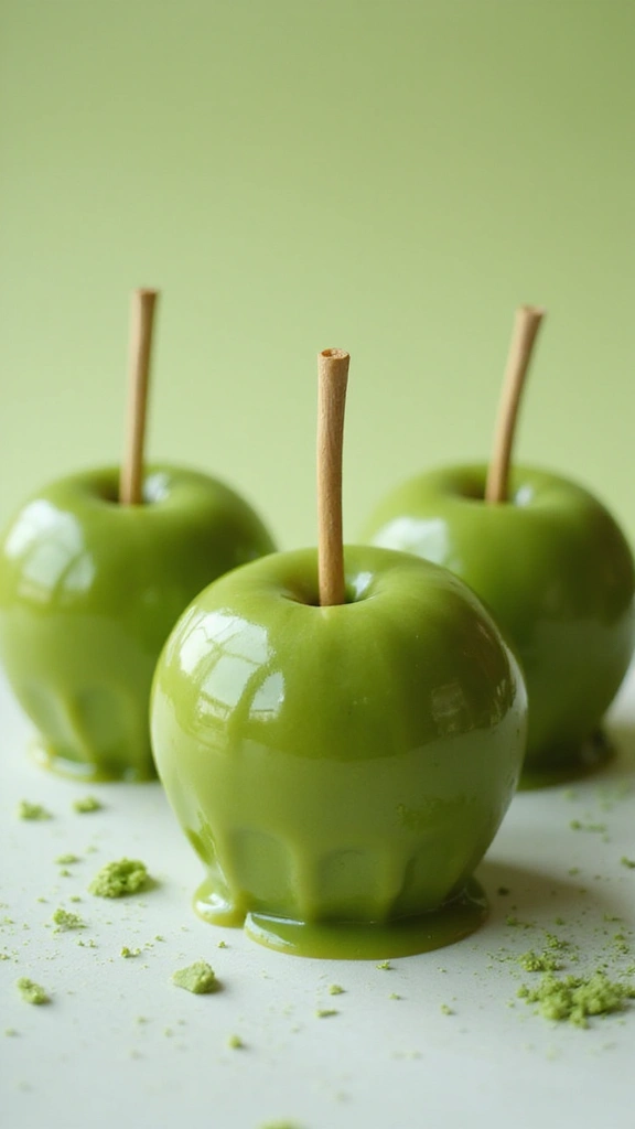 Healthy Caramel Apples: 7 Guilt-Free Twists That Taste Like Indulgence - 7. Matcha Infused Caramel Apples
