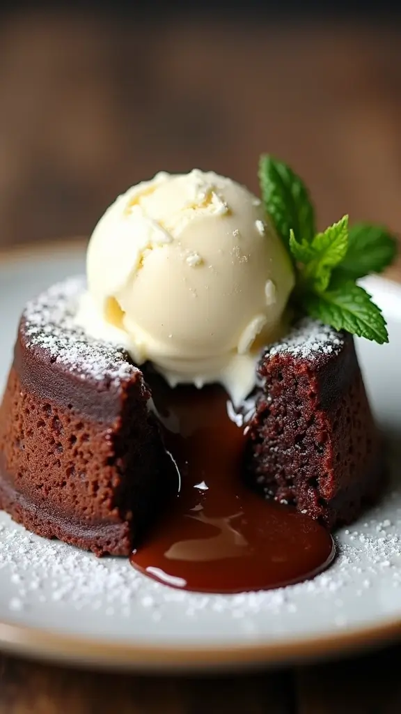 Himmlisch süß: 17 Dessert Rezepte, die wie aus dem Café schmecken Himmlisch süß: 17 Dessert Rezepte, die wie aus dem Café schmecken - 1. Schokoladen Lava Kuchen