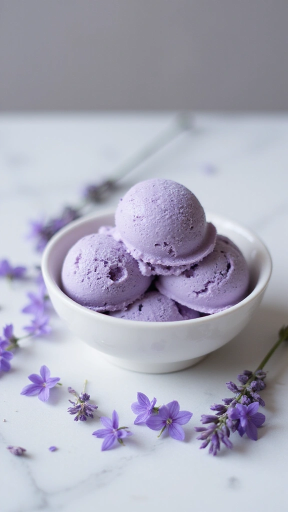 Home himmlisch s 17 dessert rezepte die wie aus dem caf schmecken 10. lavendel eiscreme