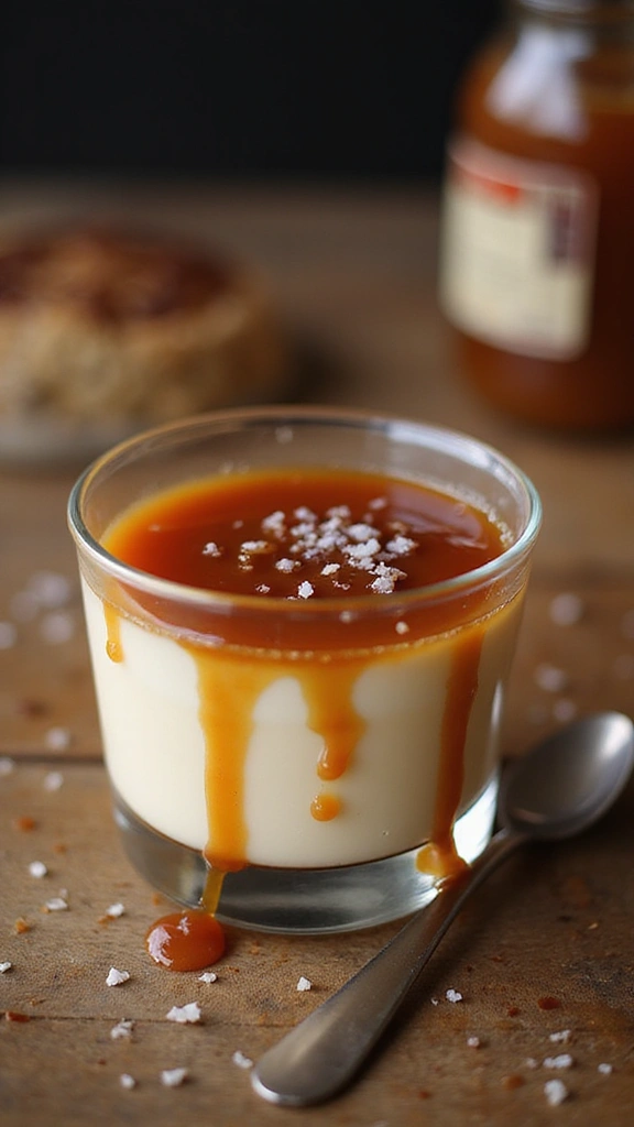 Himmlisch süß: 17 Dessert Rezepte, die wie aus dem Café schmecken Himmlisch süß: 17 Dessert Rezepte, die wie aus dem Café schmecken - 4. Salted Caramel Panna Cotta