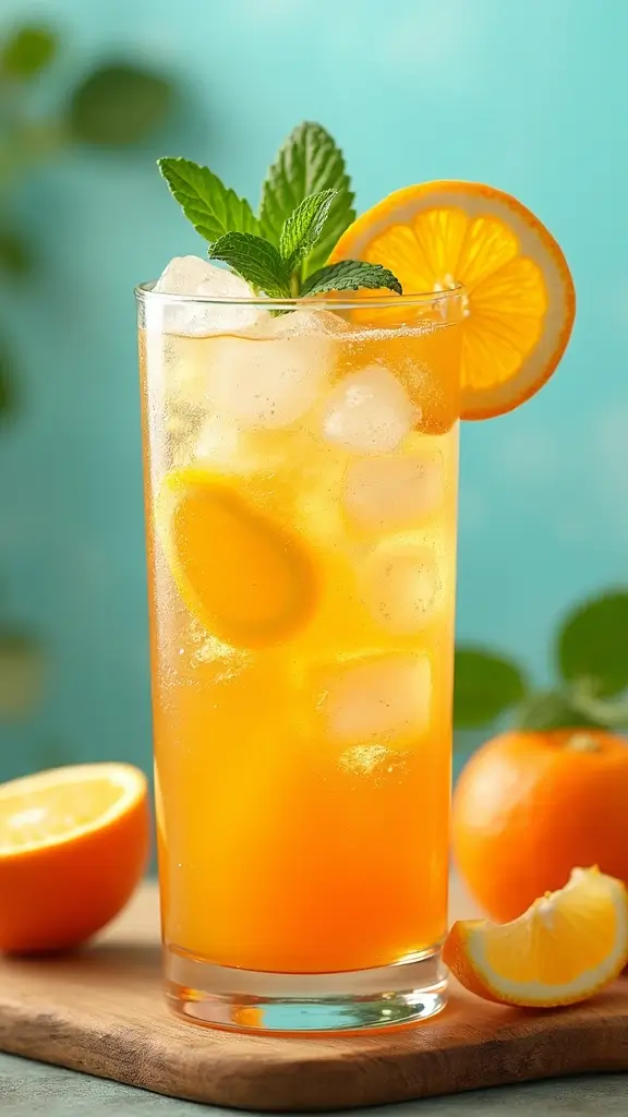 Refreshing & Easy Food and Drinks You Can Make in Under 10 Minutes - 9. Sparkling Citrus Mocktail