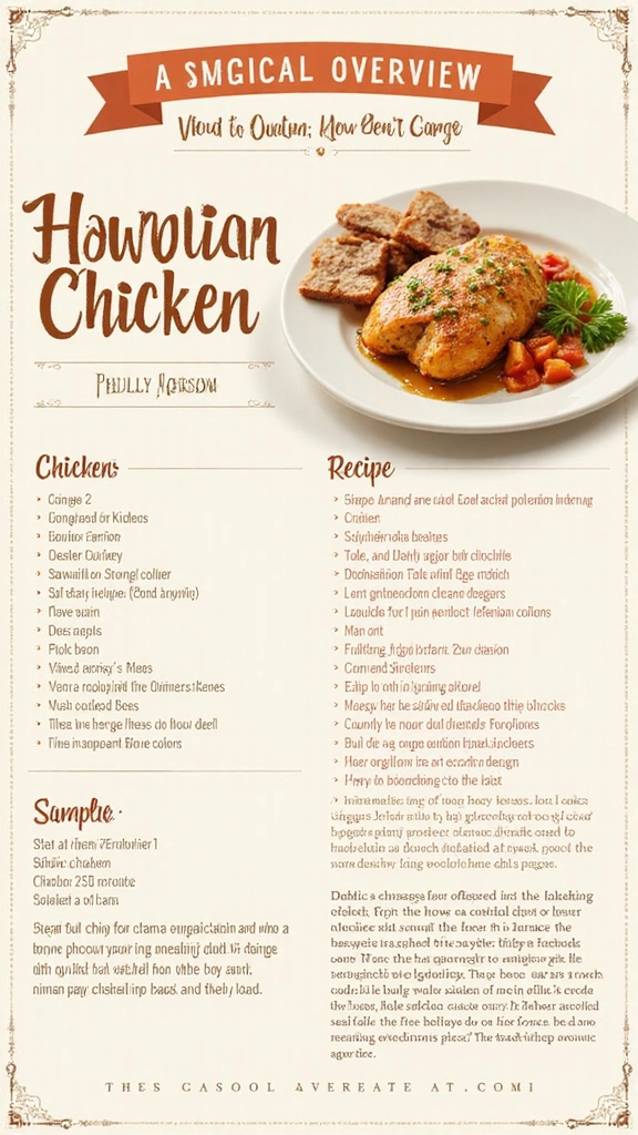 Savor the Tropics: How to Make Crockpot Hawaiian Chicken That Tastes Like Vacation - Recipe Overview