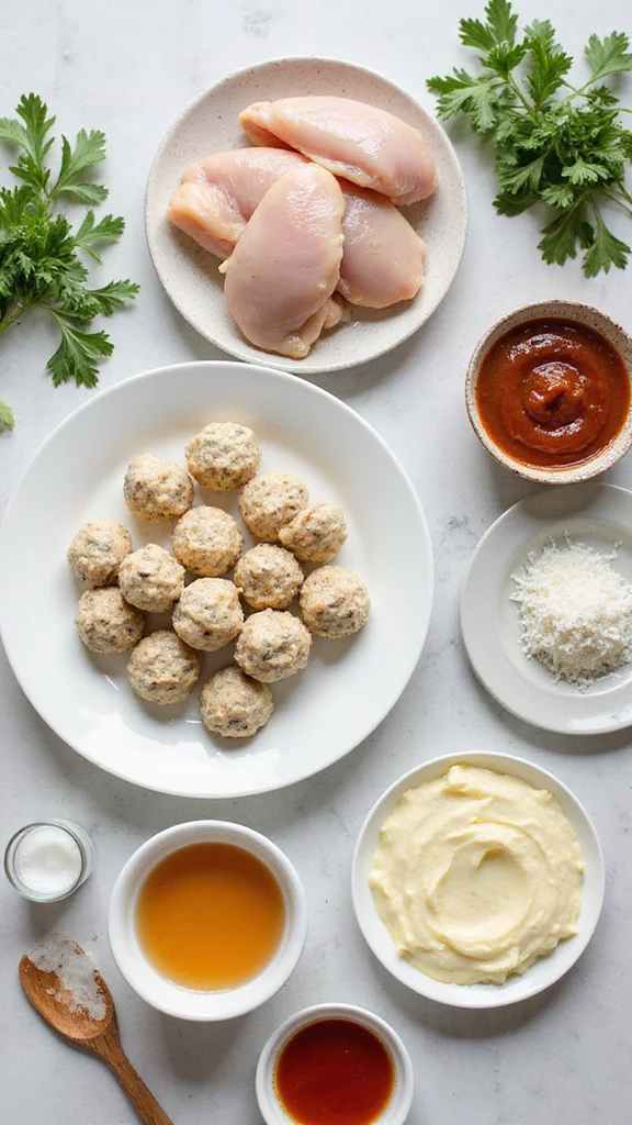 The Best Creamy Chicken Meatballs (Ready in 40 Minutes) - Recipe Overview