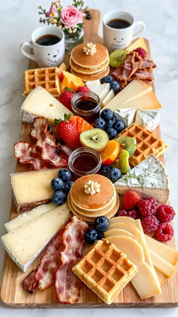 15 Charcuterie Themes That Will Make Your Party Unforgettable - 10. Breakfast for Dinner 1