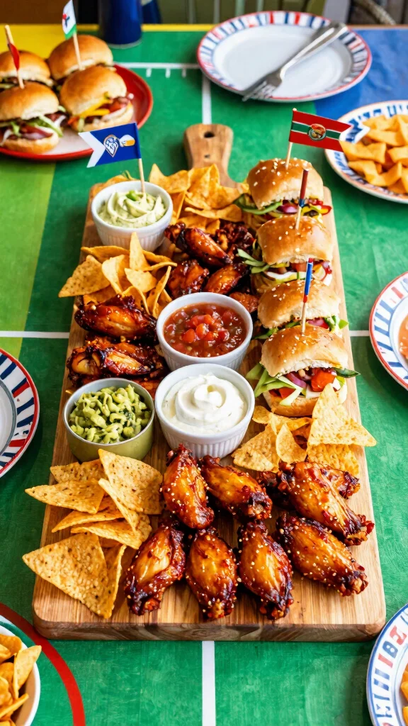 15 Charcuterie Themes That Will Make Your Party Unforgettable - 12. Sports Game Snacks 1