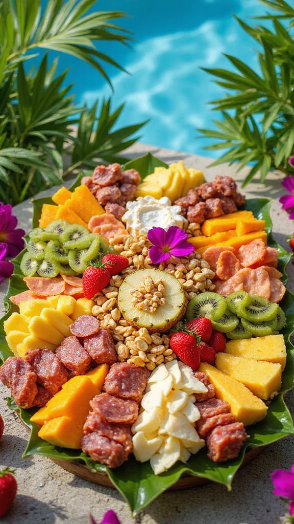 15 Charcuterie Themes That Will Make Your Party Unforgettable - 3. Tropical Paradise 1