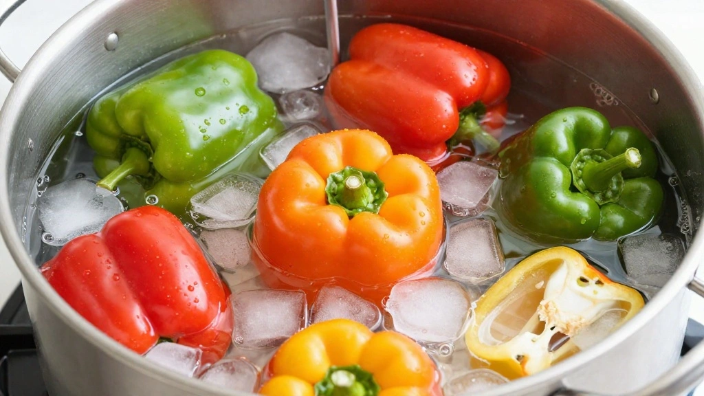 15 Irresistible Summer BBQ Side Dishes to Impress Your Guests - Step 3: Blanch the Bell Peppers 1