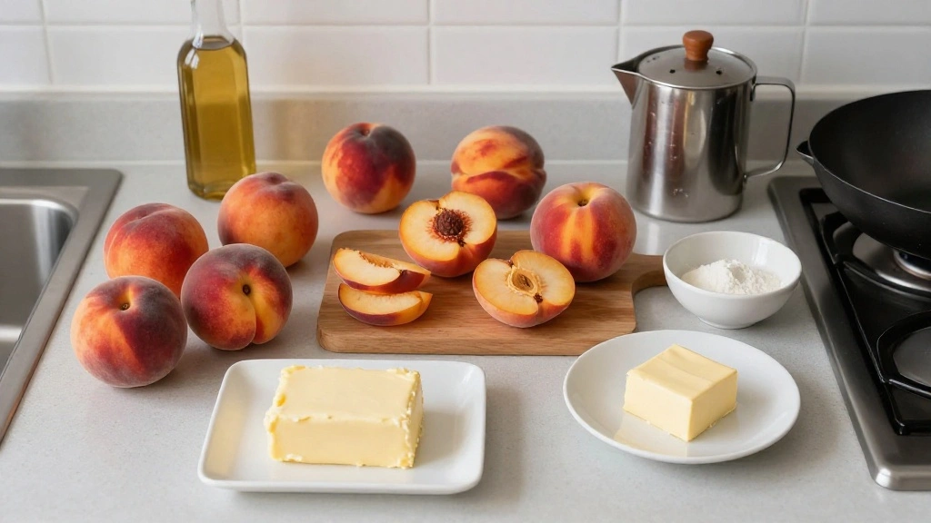 30-Minute Peach Cobbler: Quick Comfort Food for Any Occasion - Step 1: Prepare Ingredients 1