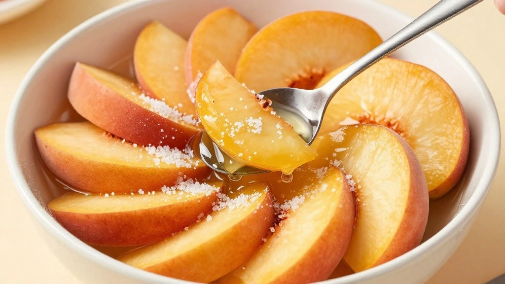 30-Minute Peach Cobbler: Quick Comfort Food for Any Occasion - Step 2: Macerate Peaches 1