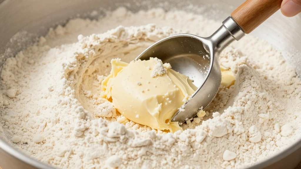 30-Minute Peach Cobbler: Quick Comfort Food for Any Occasion - Step 4: Cut in Butter 1