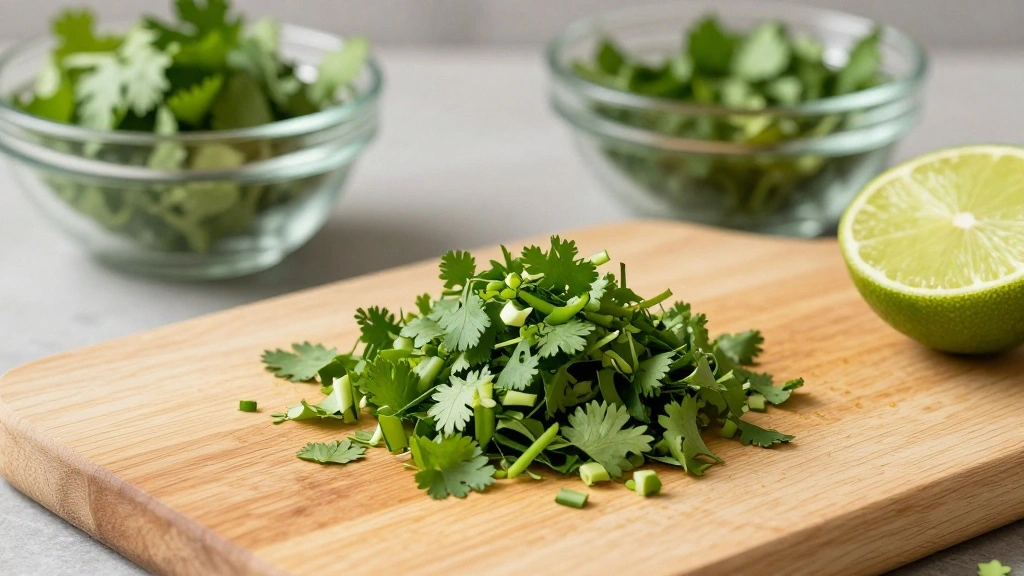 Chilled Avocado Soup: Creamy, Cool, and Perfect for Summer - Step 6: Prepare Garnishes 1