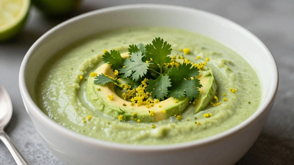 Chilled Avocado Soup: Creamy, Cool, and Perfect for Summer - Step 7: Serve the Soup 1