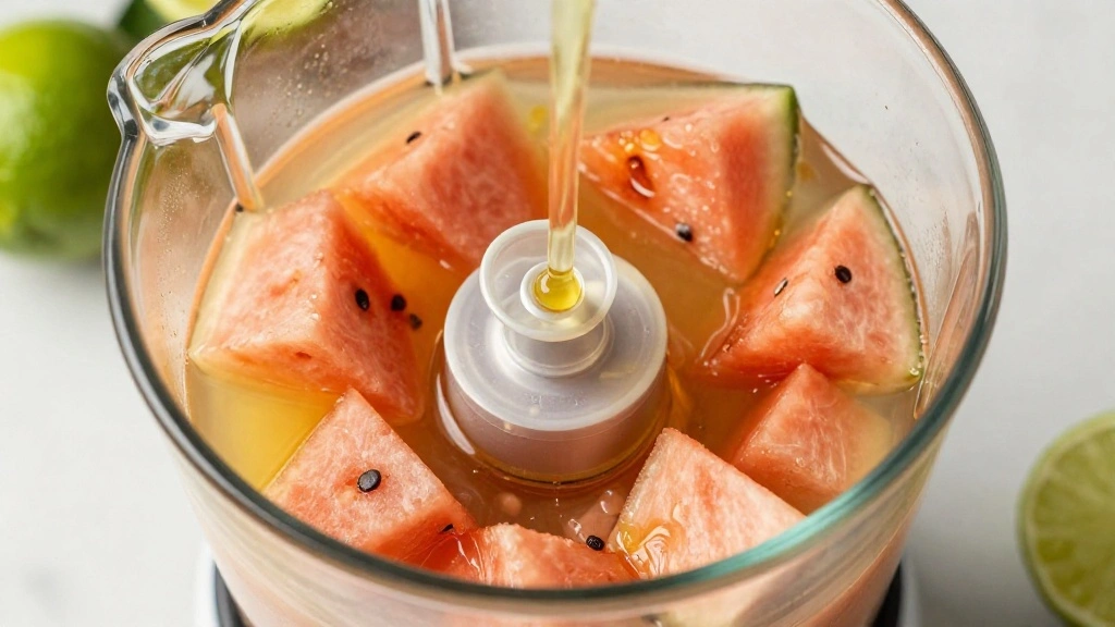 DIY Watermelon Popsicles: A Sweet, Healthy Snack Your Kids Will Love - Step 2: Blend the Watermelon 1