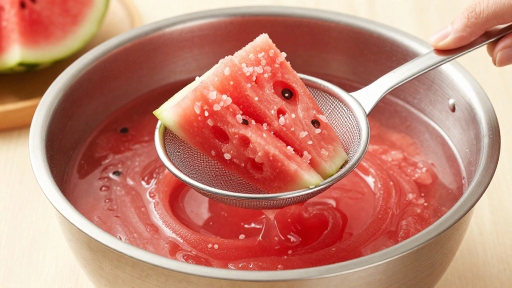 DIY Watermelon Popsicles: A Sweet, Healthy Snack Your Kids Will Love - Step 3: Strain the Puree 1