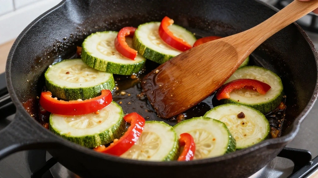Delicious Summer Dinner Ideas for Two: Perfect for a Romantic Date Night - Step 3: Sauté Vegetables 1