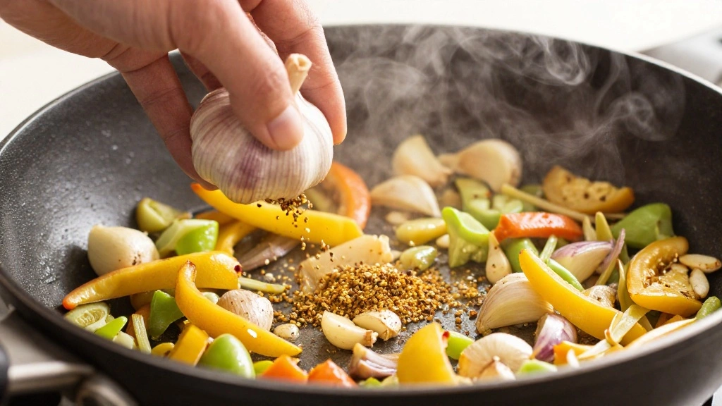 Delicious Summer Dinner Ideas for Two: Perfect for a Romantic Date Night - Step 4: Add Garlic and Seasonings 1