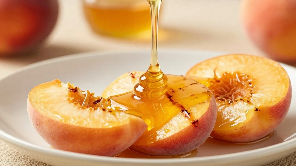 Grilled Peaches with Honey & Burrata: The Perfect Summer Dessert - Step 4: Drizzle with Honey 1