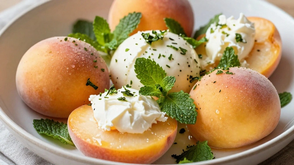 Grilled Peaches with Honey & Burrata: The Perfect Summer Dessert - Step 6: Add Fresh Mint 1