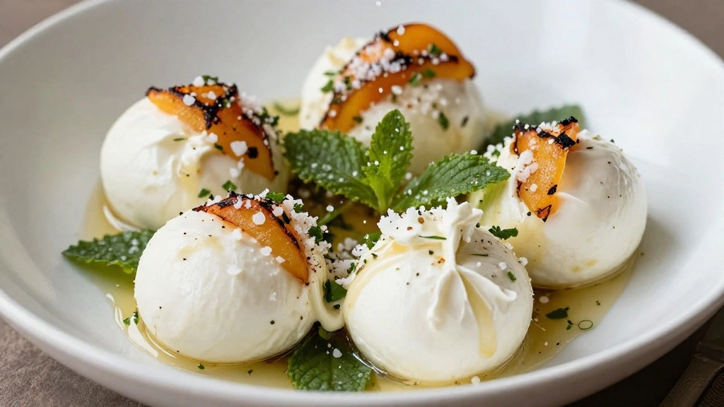 Grilled Peaches with Honey & Burrata: The Perfect Summer Dessert - Step 7: Season with Sea Salt 1