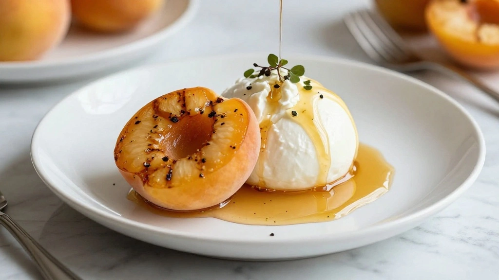 Grilled Peaches with Honey & Burrata: The Perfect Summer Dessert