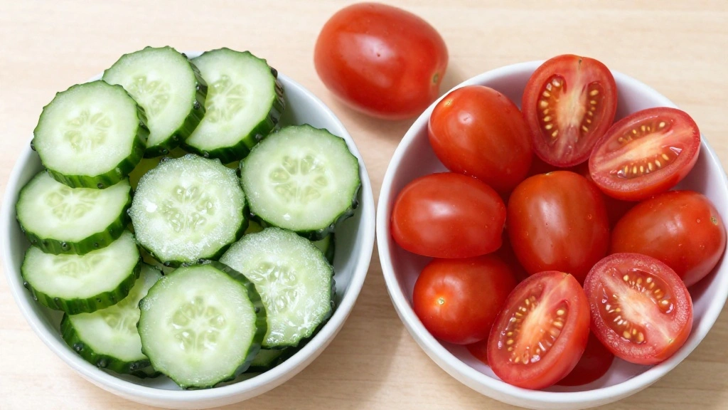 How to Create Refreshing Summer Appetizers for Your Pool Party - Step 4: Slice the Vegetables 1