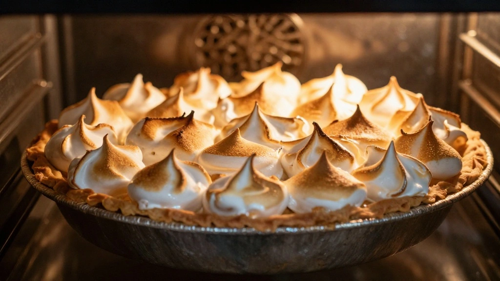 How to Make Fluffy Coconut Meringue Pie for Your Summer Gatherings - Step 7: Bake the Meringue 1