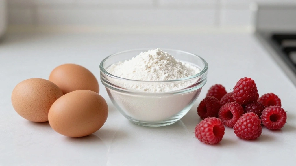 How to Make a Light and Fluffy Raspberry Angel Food Cake Dessert - Step 1: Prepare Ingredients 1