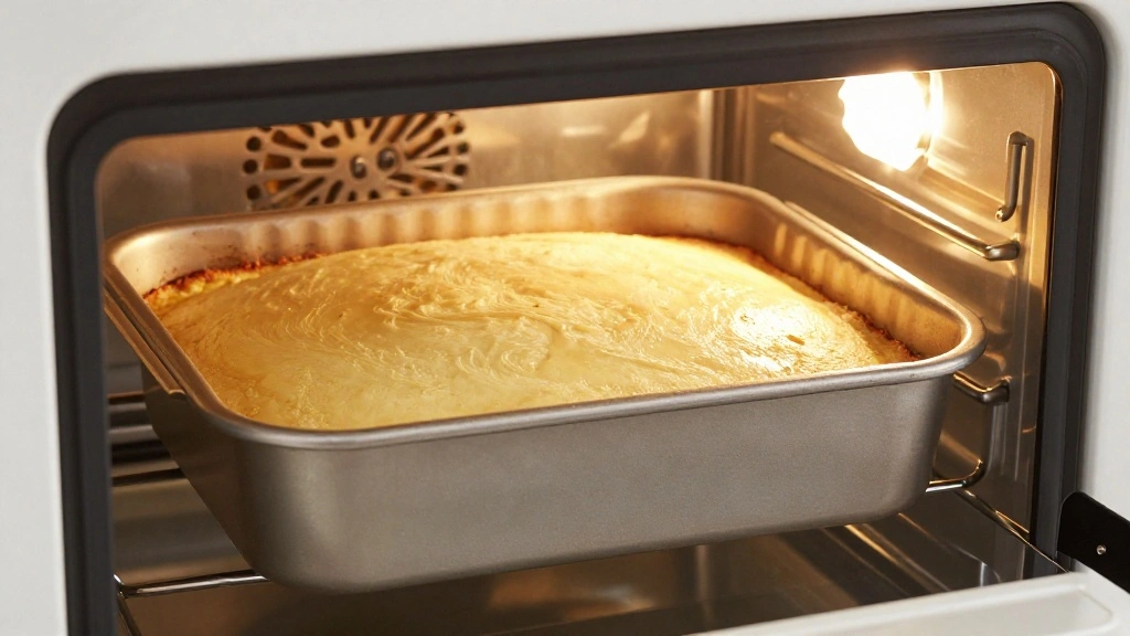 How to Make a Light and Fluffy Raspberry Angel Food Cake Dessert - Step 6: Bake the Cake 1