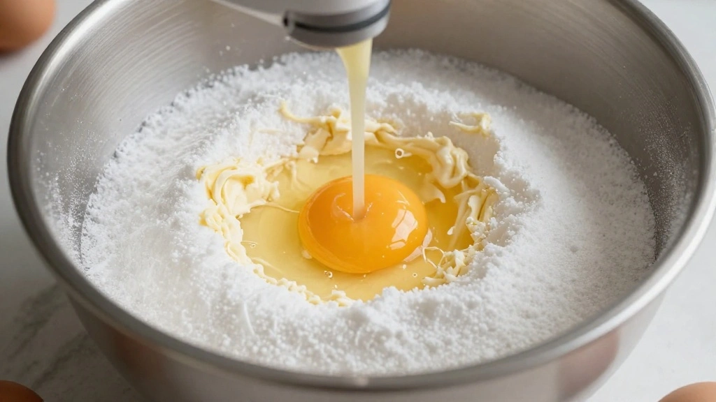 Moist and Delicious: Grandma’s Classic Pound Cake Recipe Revealed - Step 4: Add Eggs and Vanilla 1