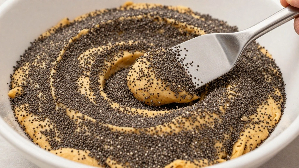 No-Melt Summer Cookies: Your Ultimate Guide to Baking in the Sun - Step 6: Fold in Poppy Seeds 1