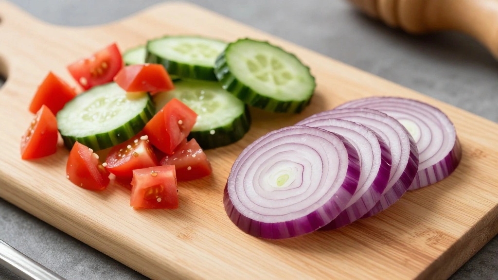 Quick and Tasty Summer Salads: Minimal Prep, Maximum Flavor - Step 2: Slice Vegetables 1