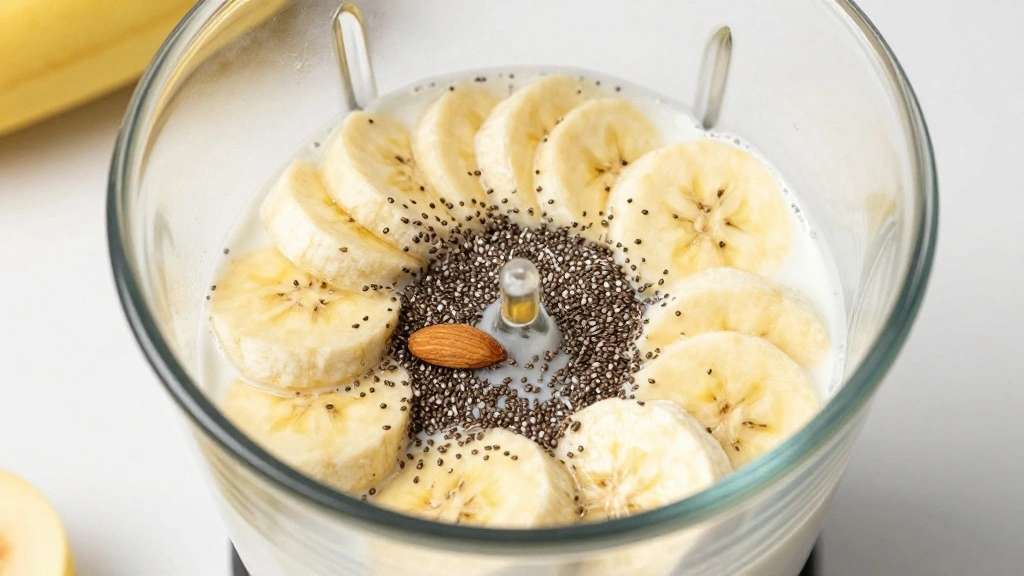 Satisfying Calorie Deficit Breakfast Recipes: Start Your Day Right! - Step 4: Blend Banana and Chia 1