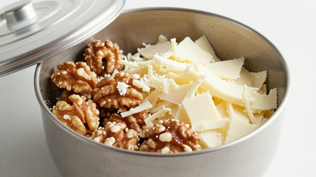 Savory Garlic Scapes Pesto: A Unique Twist on a Classic - Step 5: Blend Ingredients 1