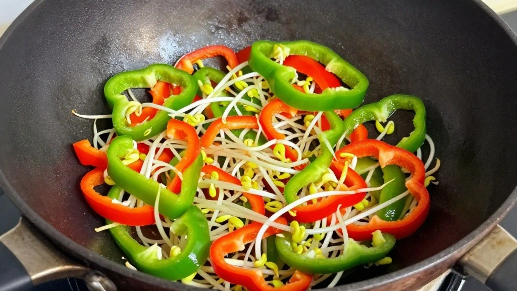 Spicy Garlic Noodles: A Simple Asian Dish You Can Whip Up in Minutes - Step 5: Stir-Fry Vegetables 1