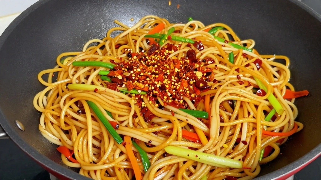 Spicy Garlic Noodles: A Simple Asian Dish You Can Whip Up in Minutes - Step 7: Season with Chili Flakes 1