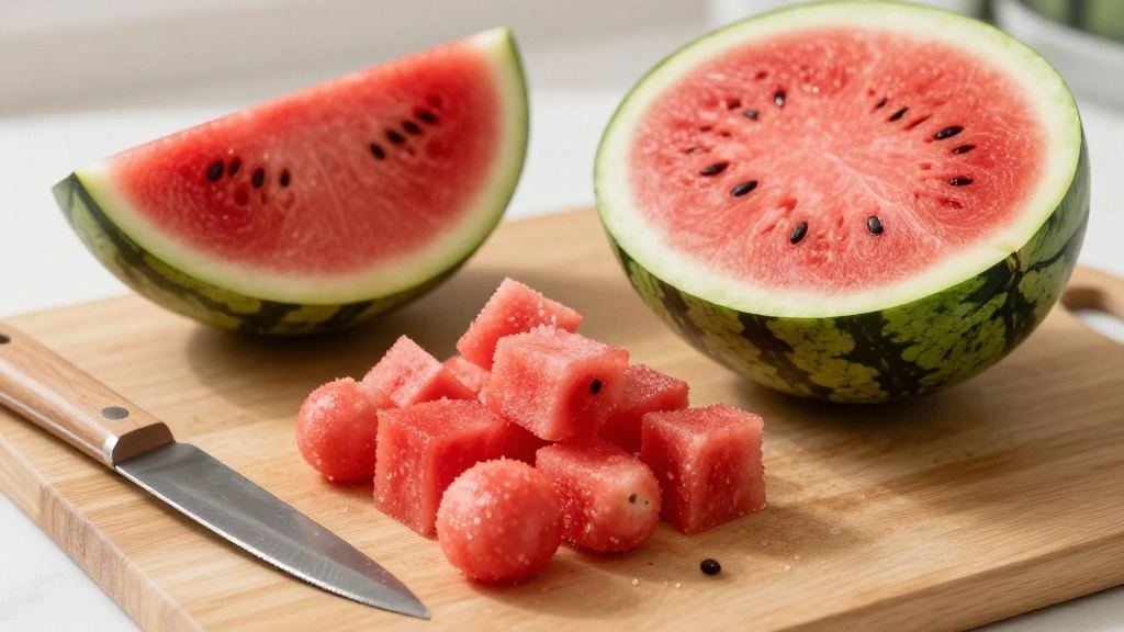 Sweet Watermelon Every Time: How to Choose Like a Pro - Step 6: Cut into Cubes or Spheres 1
