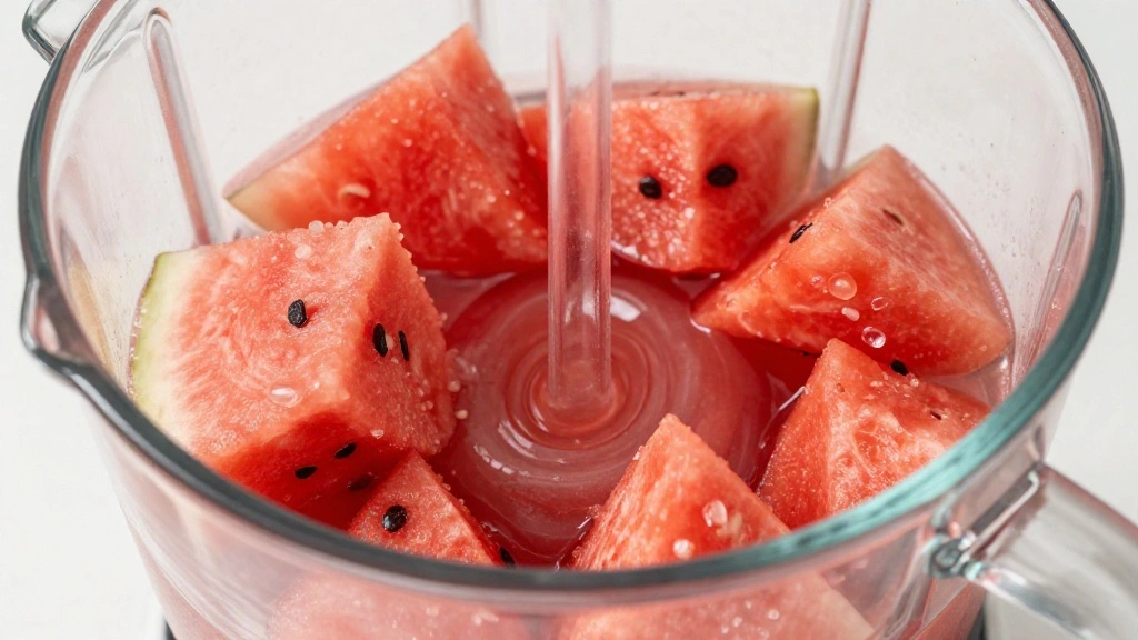 Watermelon Sorbet: The Ultimate Summer Treat You’ve Never Made - Step 2: Blend the Watermelon 1