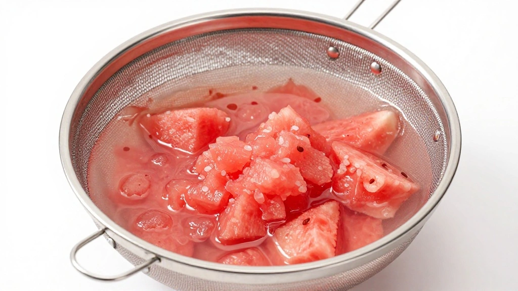 Watermelon Sorbet: The Ultimate Summer Treat You’ve Never Made - Step 3: Strain the Puree 1