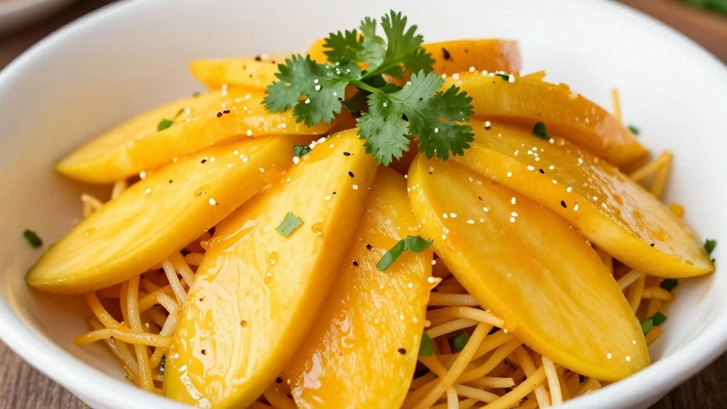 Zesty Asian Mango Salad: A Bright and Flavorful Side Dish - Step 7: Garnish and Chill 1