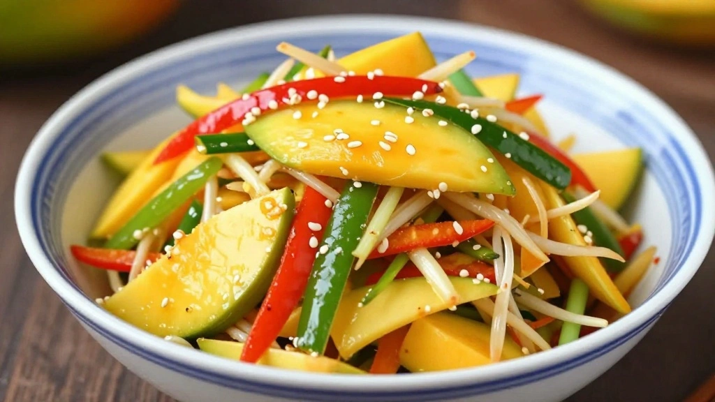 Zesty Asian Mango Salad: A Bright and Flavorful Side Dish - Step 8: Serve 1