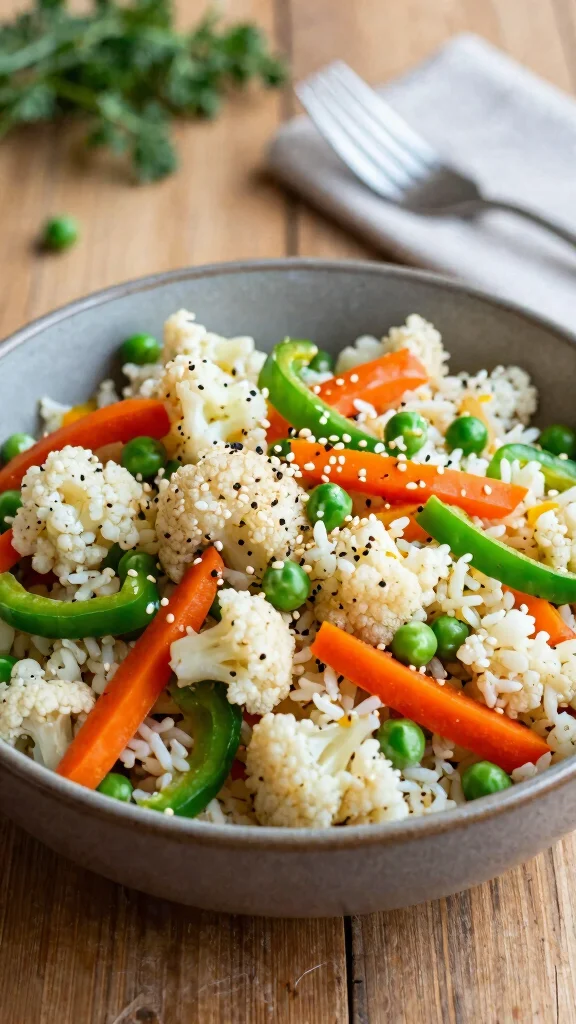 15 Delicious Healthy Recipes for Diabetics That Will Make You Forget Sugar! - 3. Cauliflower Rice Stir-Fry 1