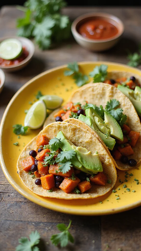 15 Delicious Healthy Recipes for Diabetics That Will Make You Forget Sugar! - 4. Sweet Potato and Black Bean Tacos 1