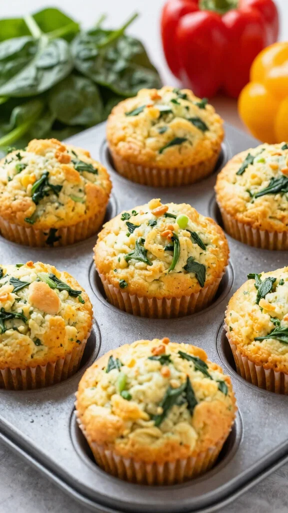15 Delicious Healthy Recipes for Diabetics That Will Make You Forget Sugar! - 9. Egg and Spinach Breakfast Muffins 1