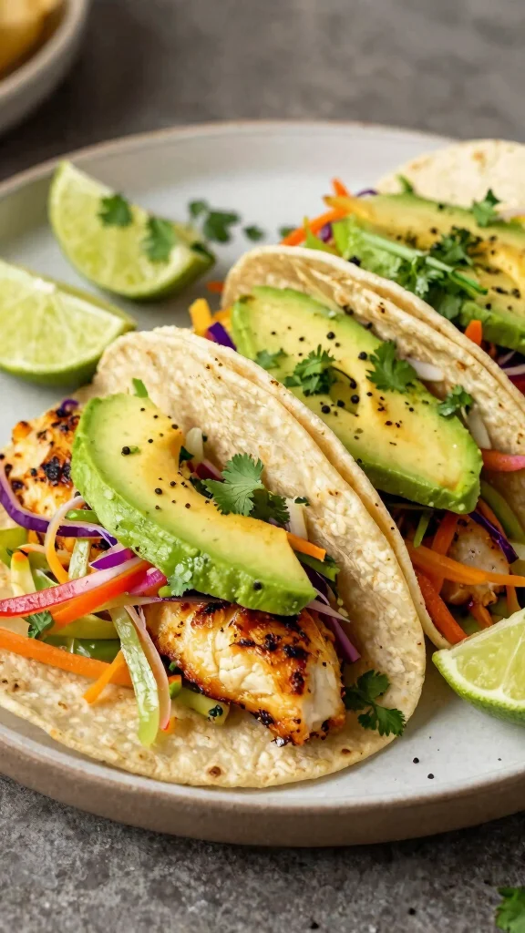 15 Irresistible Mexican-Inspired Dinner Recipes for Diabetics (Say Goodbye to Carb Crashes!) - 7. Cilantro-Lime Grilled Fish Tacos 1