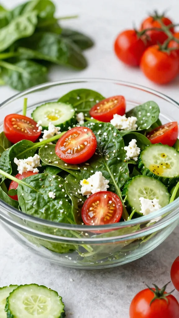 17 Delicious Diet Hacks Every Diabetes Patient Needs to Know (You Won't Believe #5!) - 4. Leafy Greens: Spinach and Feta Salad 1