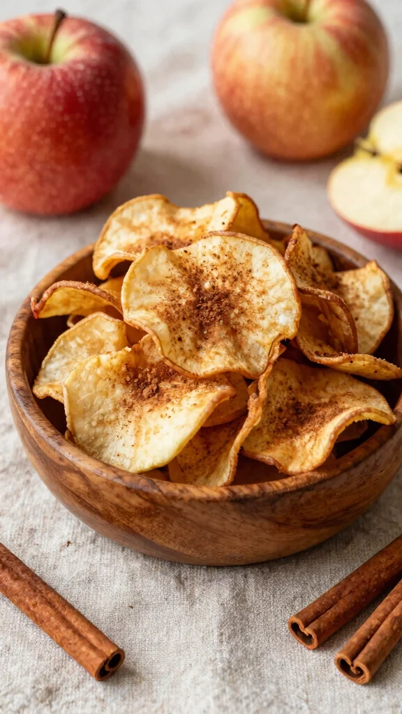 17 Sugar-Free Desserts That Satisfy Your Sweet Tooth Without the Sugar Spikes! - 10. Cinnamon Apple Chips 1