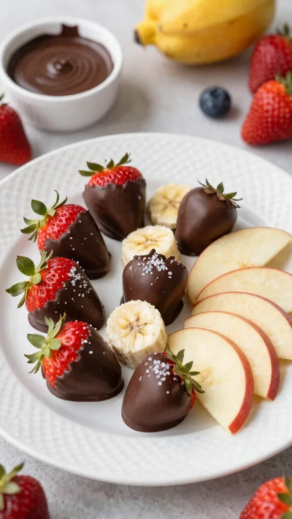17 Sugar-Free Desserts That Satisfy Your Sweet Tooth Without the Sugar Spikes! - 16. Chocolate-Dipped Fruit 1